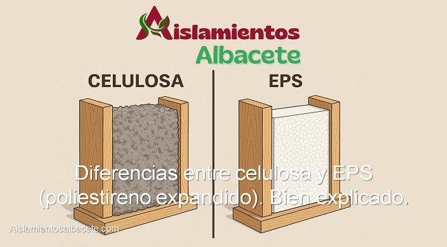 Diferencias entre celulosa y EPS (poliestireno expandido)