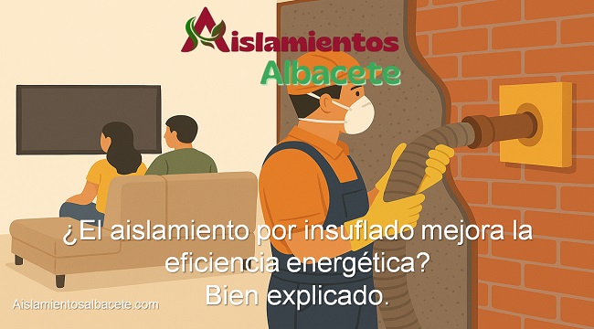 El aislamiento por insuflado mejora la calificación energética