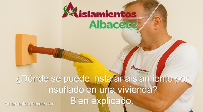 Dónde se puede instalar aislamiento por insuflado en una vivienda