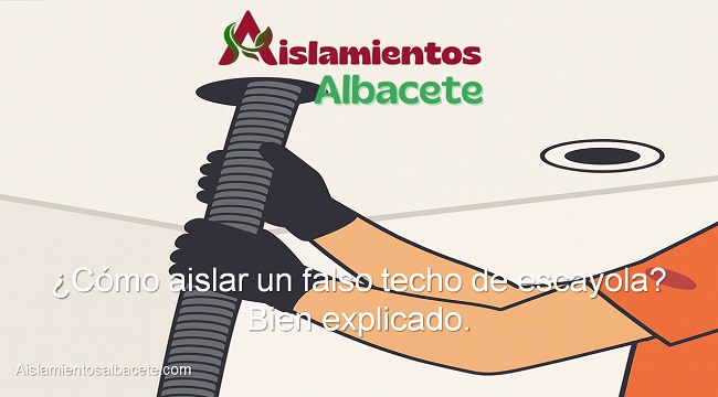 cómo aislar un falso techo de escayola