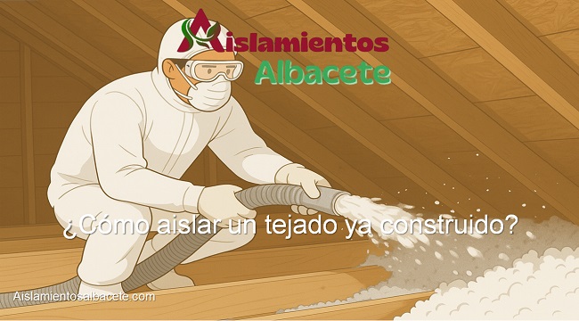 cómo aislar un tejado ya construido
