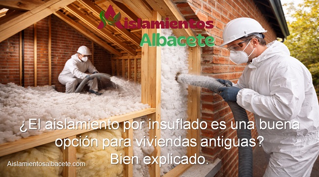 el aislamiento por insuflado es una buena opcion para viviendas antiguas