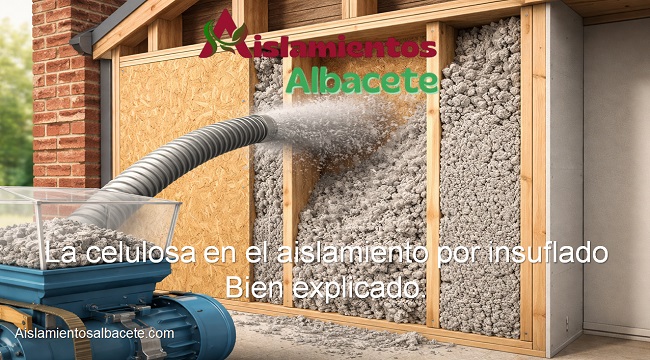 La celulosa en el aislamiento por insuflado