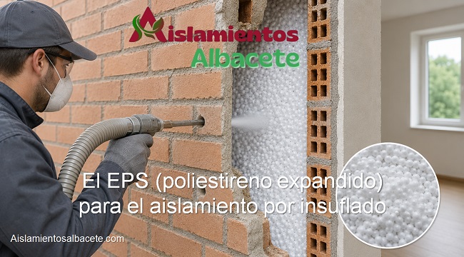 El EPS (poliestireno expandido) para el aislamiento por insuflado