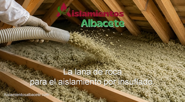 la lana de roca para el aislamiento por insuflado