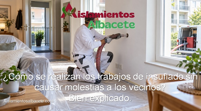 Cómo se realizan los trabajos de insuflado sin causar molestias a los vecinos